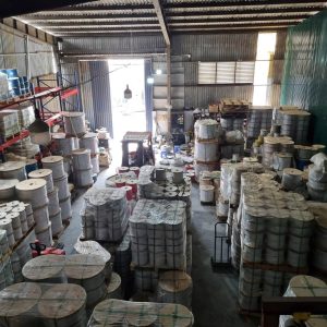 Kho chứa cuộn cáp thép