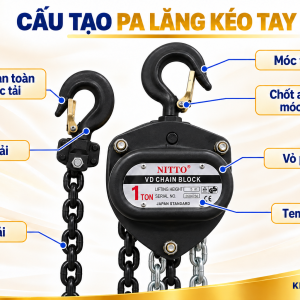 Cấu tạo pa lăng kéo tay Nitto