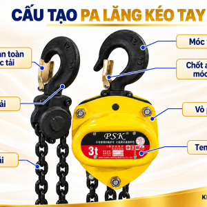 Cấu tạo pa lăng kéo tay PSK