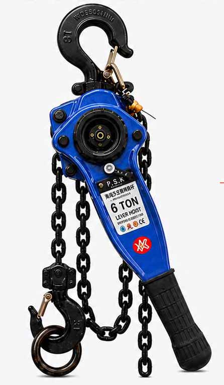 Hình thực tế pa lăng lắc tay PSK 6 tấn