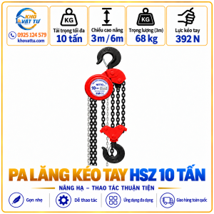 Pa lăng kéo tay HSZ 10 tấn